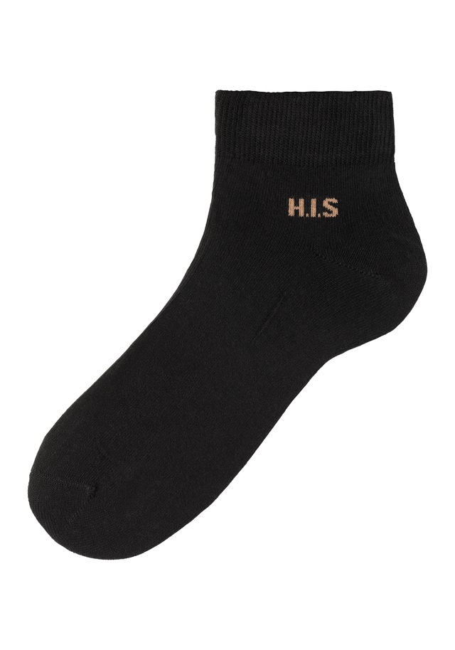 H.I.S Kurzsocken Packung, 10 Stk. tlg. mit farbigem Innenbund