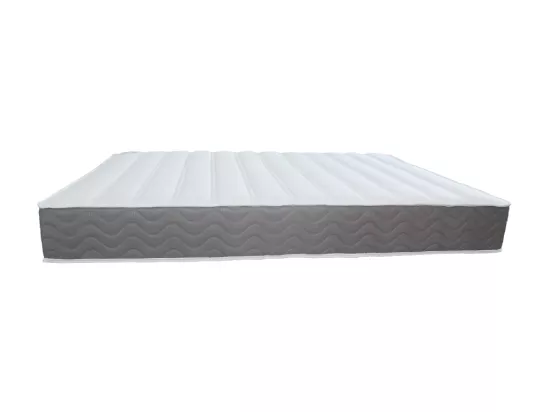 Ensemble 140 x 190 cm sommier coffre avec tiroir blanc + matelas mousse HD mémoire de forme et tissu 3D respirant ép.18cm - HEAVEN de YSMÉE