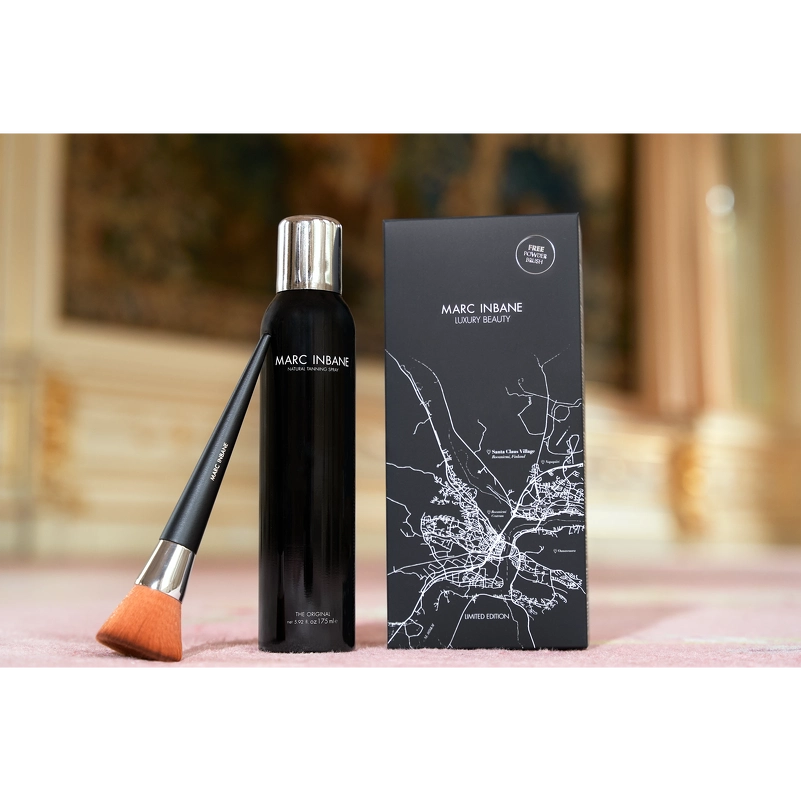 Marc Inbane Natural Tanning Spray + Powder Brush X-Mas Gift Set (Limited Edition)