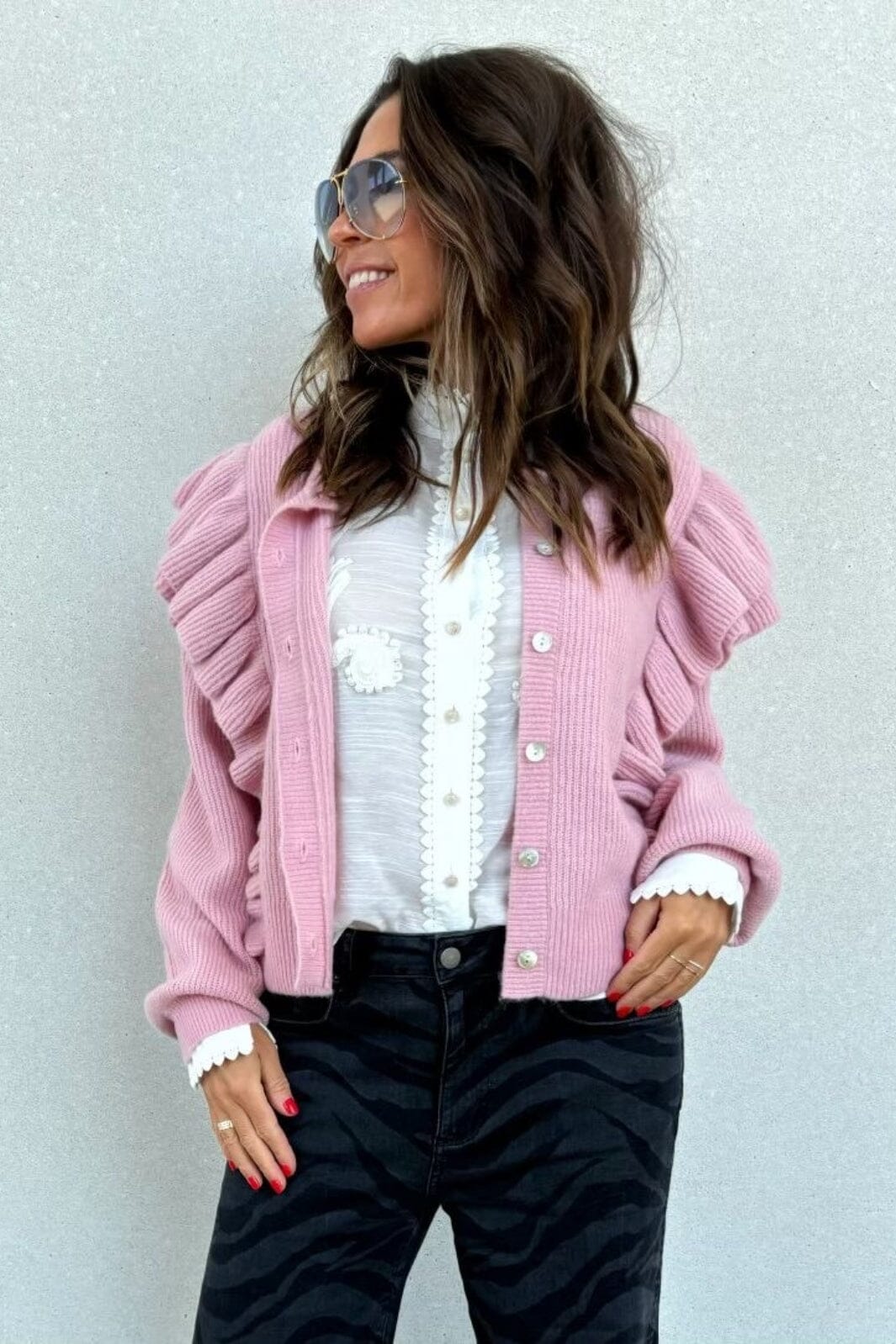 Gossia Annsofigo Cardigan soft rose