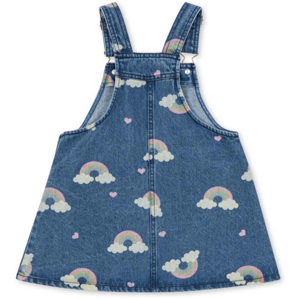 Køb Konges Sløjd Rainbow Magot Overall Kjole Denim GOTS