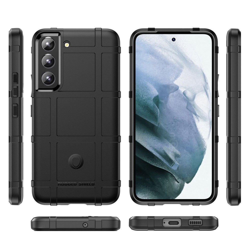 Samsung Galaxy S23 5G Outdoor Gummi Schutzhülle Anti-Shock - Schwarz