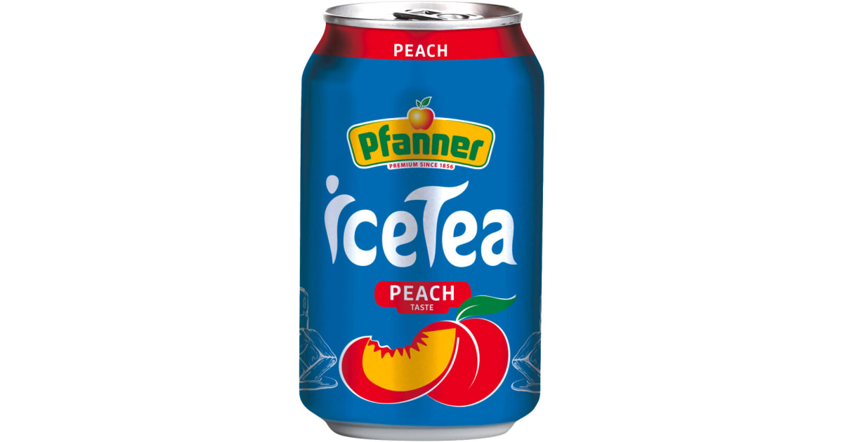 Pfanner Eistee Pfirsich 0,33 Liter Dose (Einweg)
