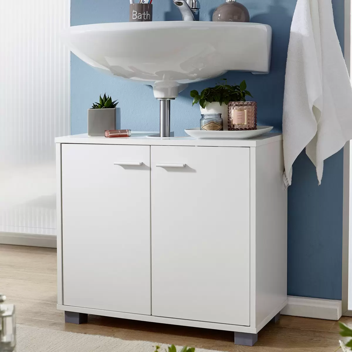 Waschbeckenunterschrank Revel weiss