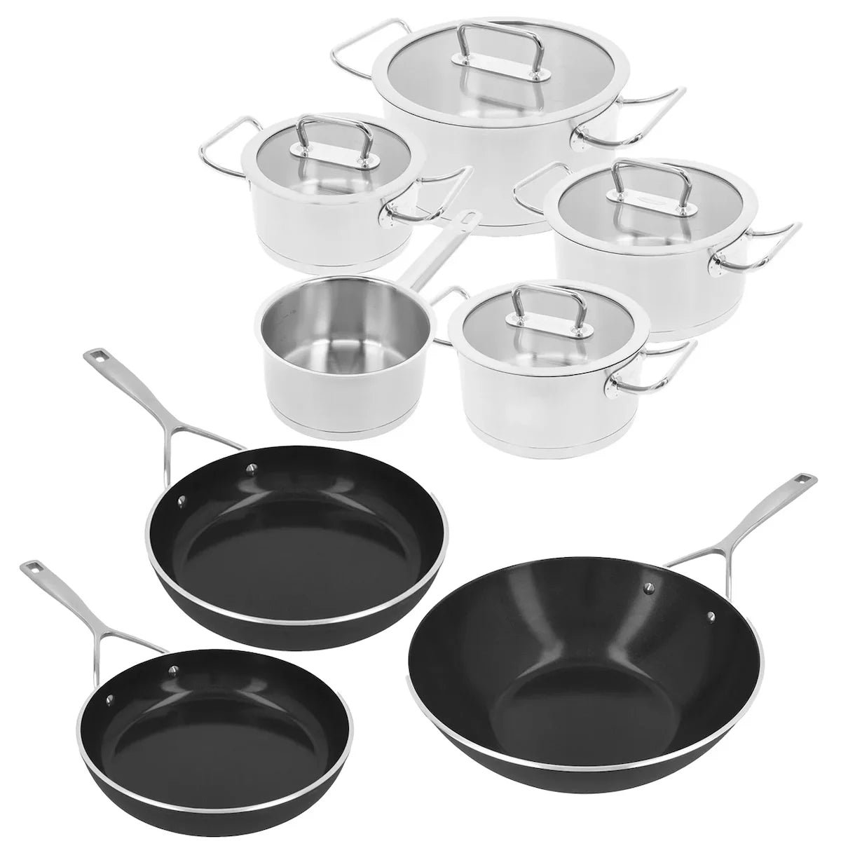 Demeyere Diverto 3 Pannenset 12 delig