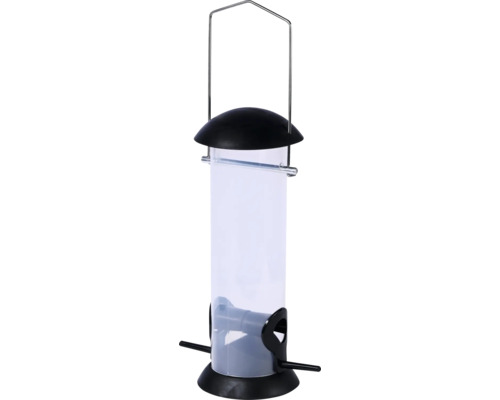 Dobar plastic voerbak voor huisdieren, 9 x 9 x 23 cm, zwart