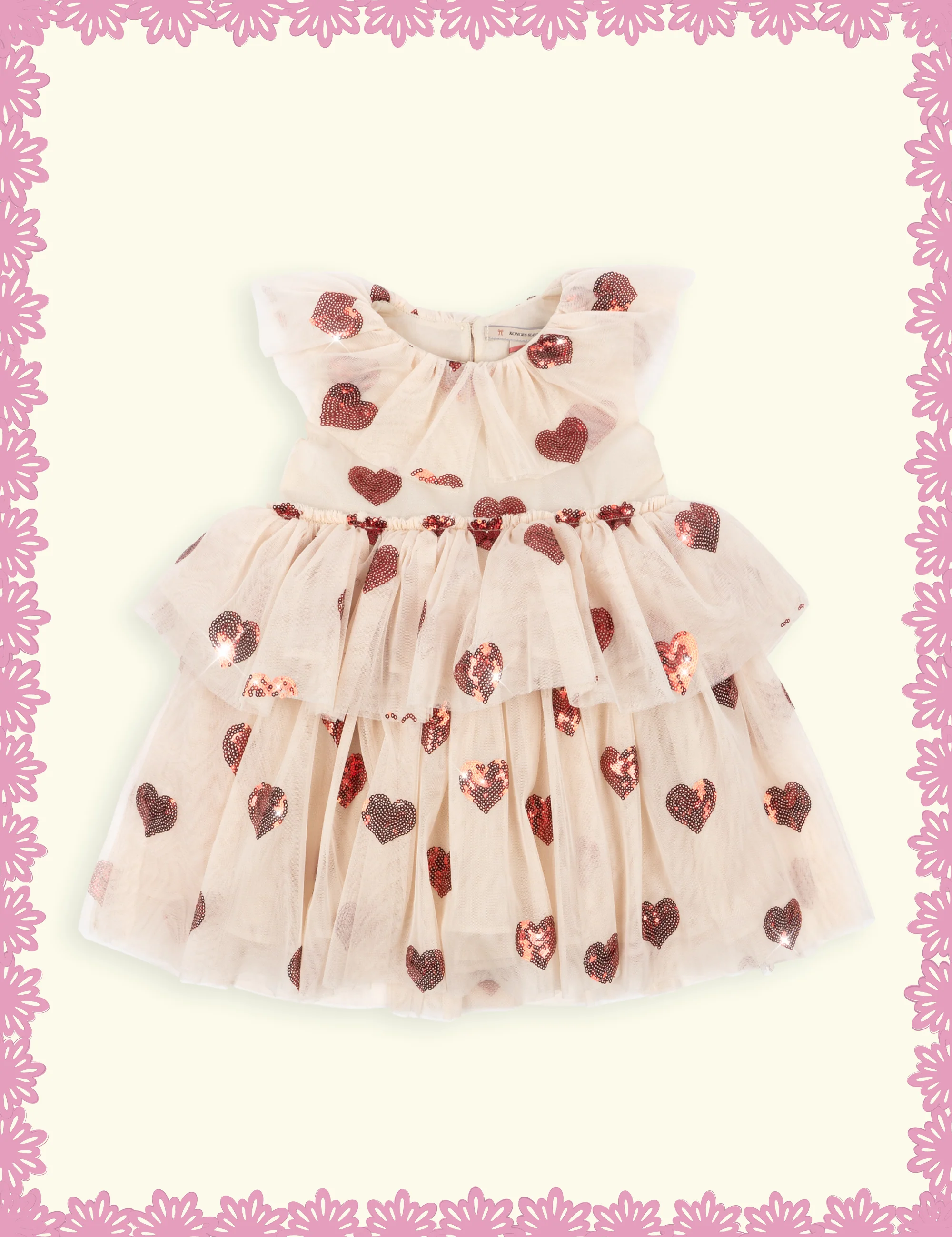 Yvonne fairy kjole - buttercream - 2Y