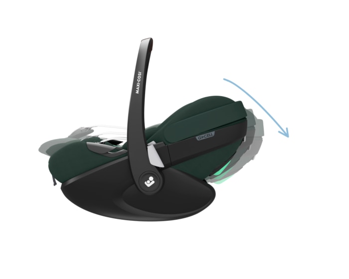 Pebble 360 Pro² 0 - 18 M  40 - 87 cm  0 - 13 kg    Innovative SlideTech® Technologie |    Flache Liegeposition |    ClimaFlow zur Temperaturregulierung |    Easy-in-Gurt |    G-CELL Seitenaufprallschutz |