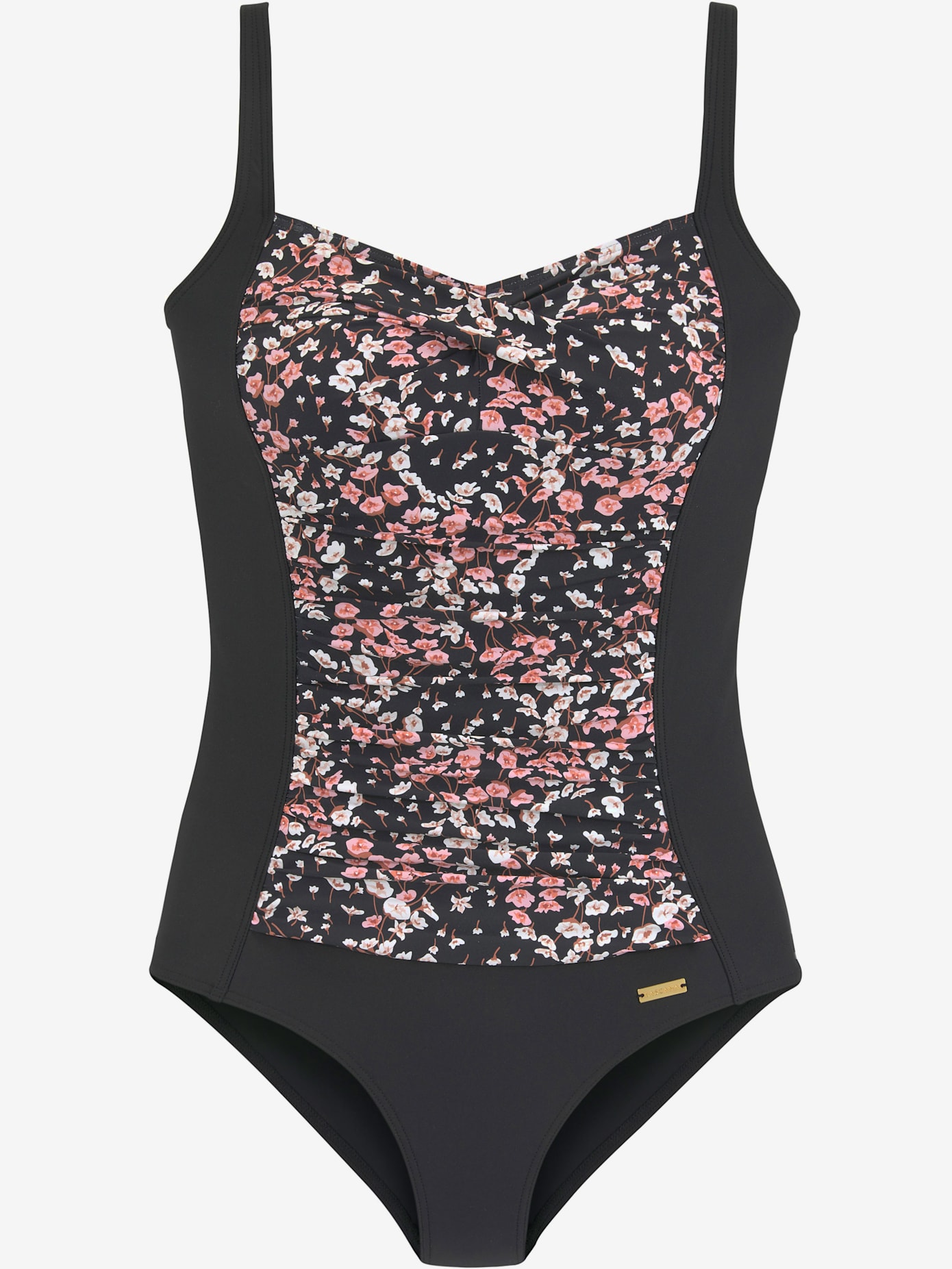 Maillot de bain empiècements unis