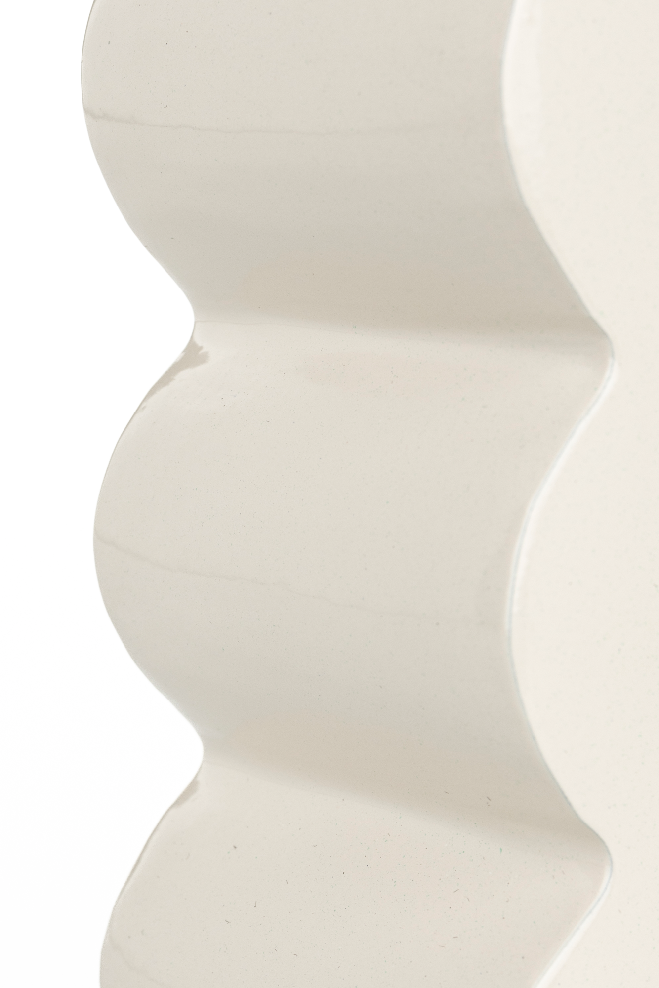 STOOL CURVES SHINY BEIGE
