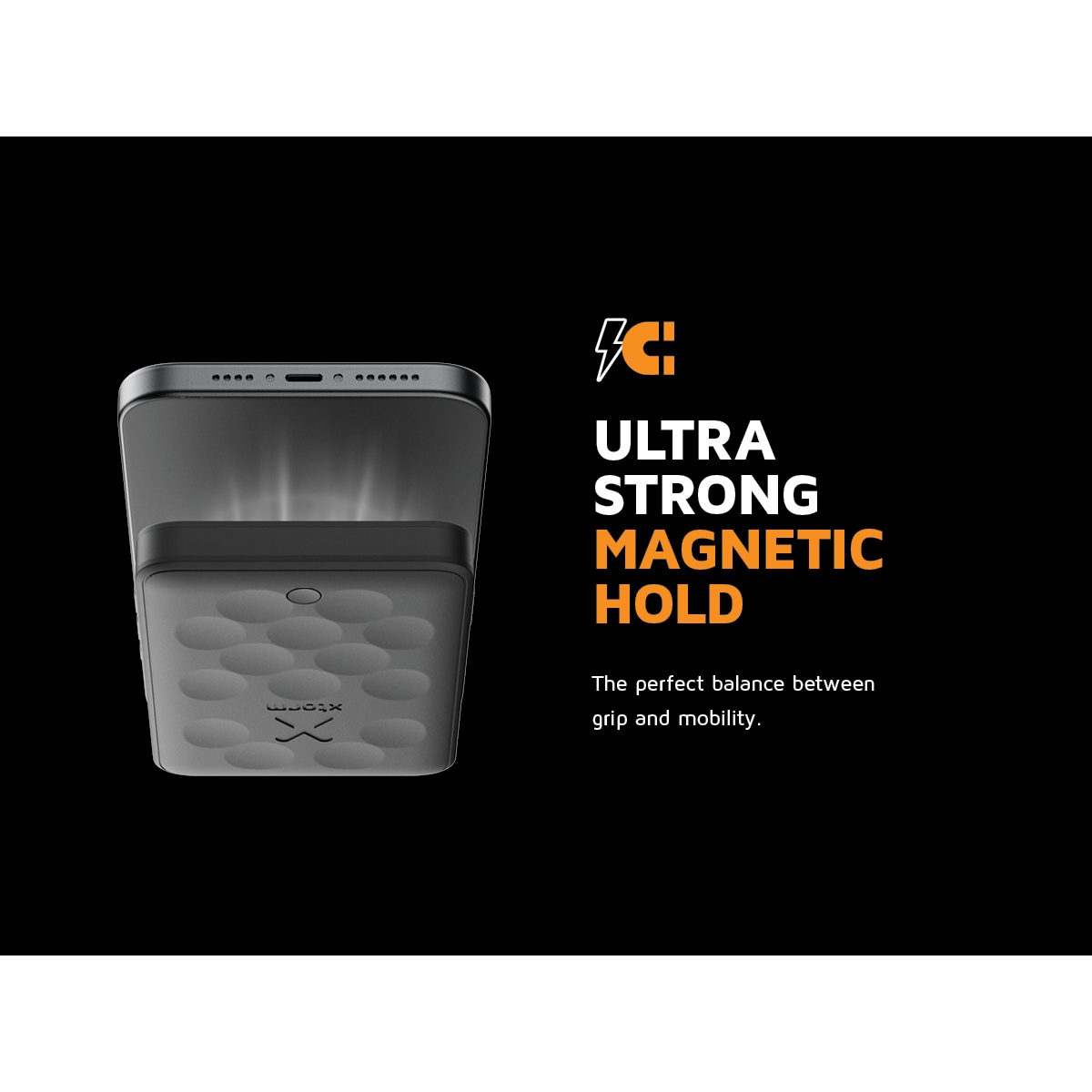 Xtorm FS5W051 Magnetic trådløs powerbank (midnattsort)