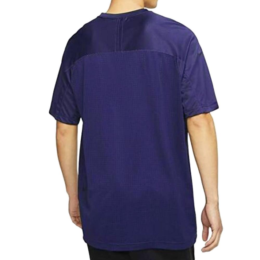 Nike T-shirt de Running Bleu Foncé Homme Nike Knit