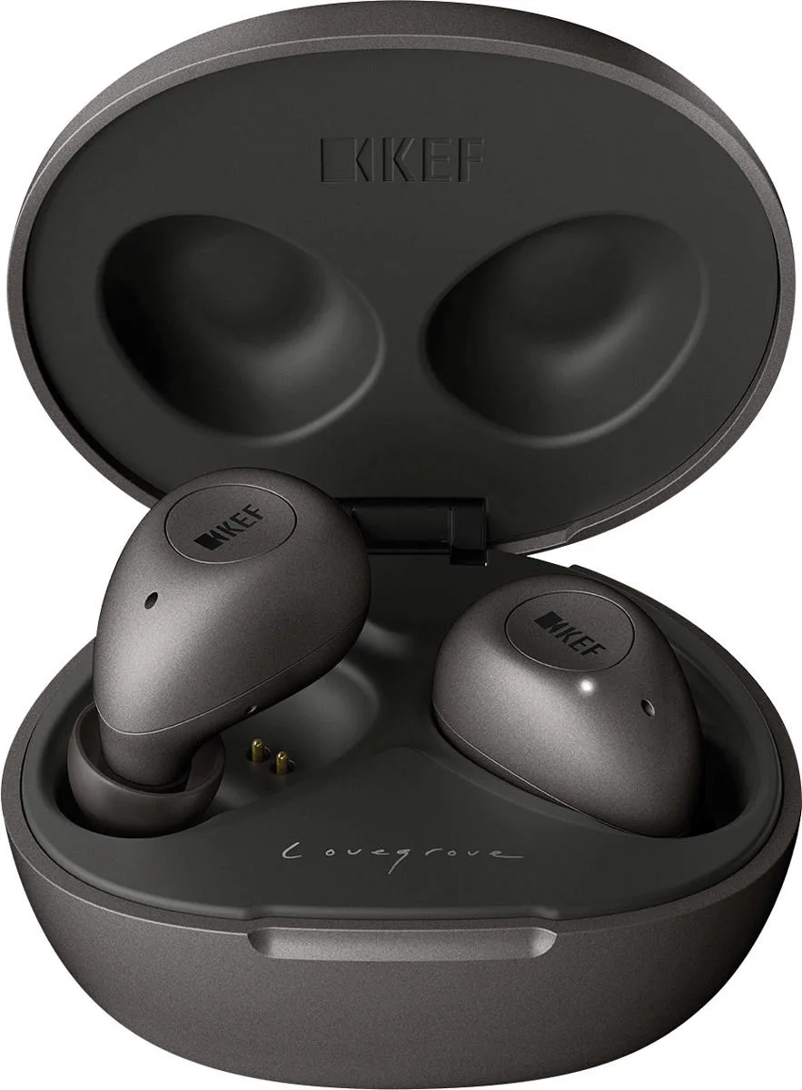KEF Mu3 Gris Foncé (anthracite charcoal) Écouteurs True Wireless