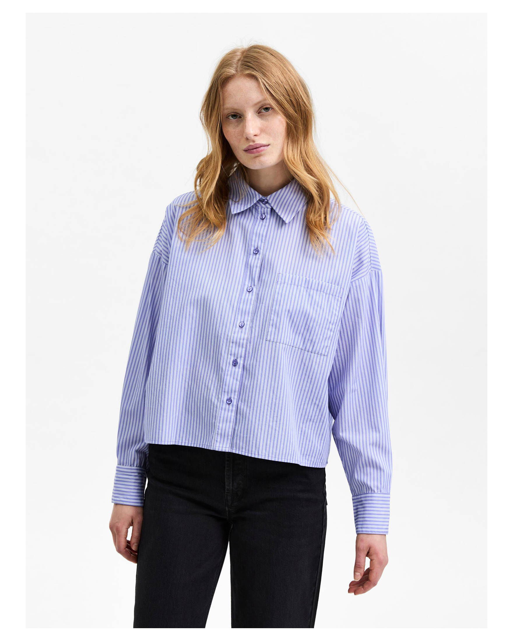 Selected Femme| Damen Hemdbluse SLFREKA