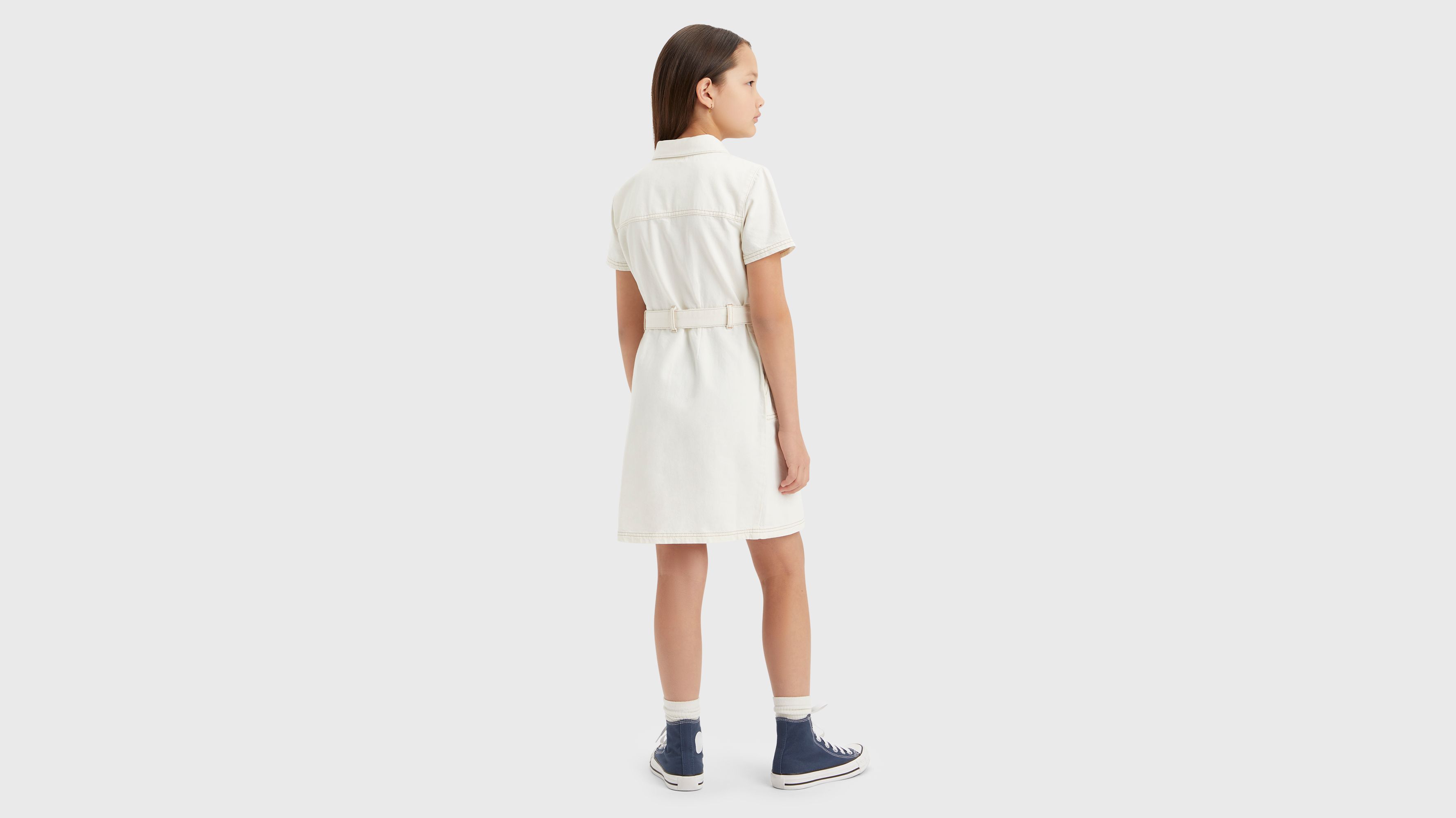 Ado robe coton bio utilitaire - Natural - Blanc