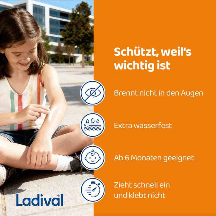 Ladival empfindliche Kinderhaut Milch LSF 50 + , 2x200 ml