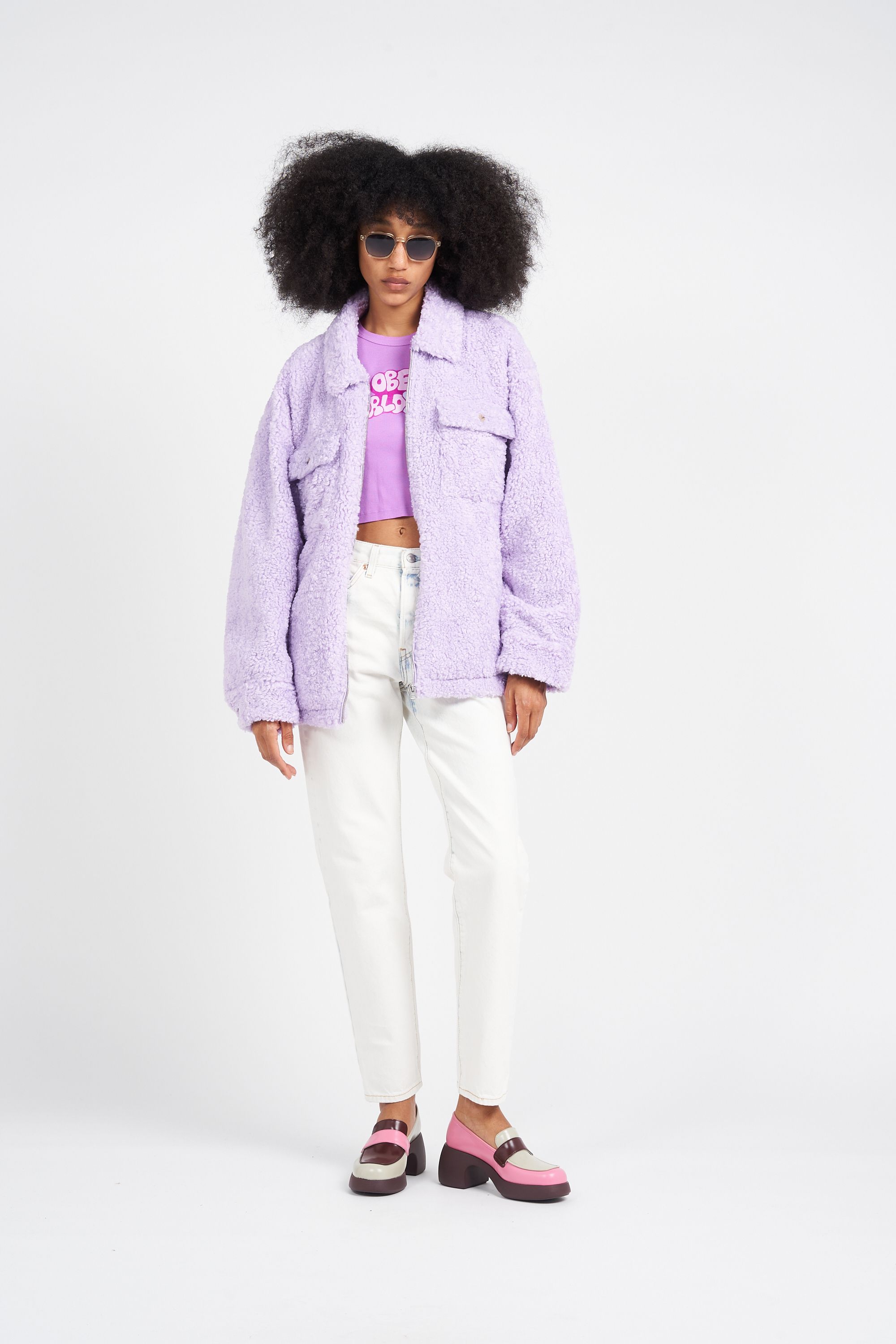 OBEY Veste BRENDA PUR PURPLE ROSE Violet
