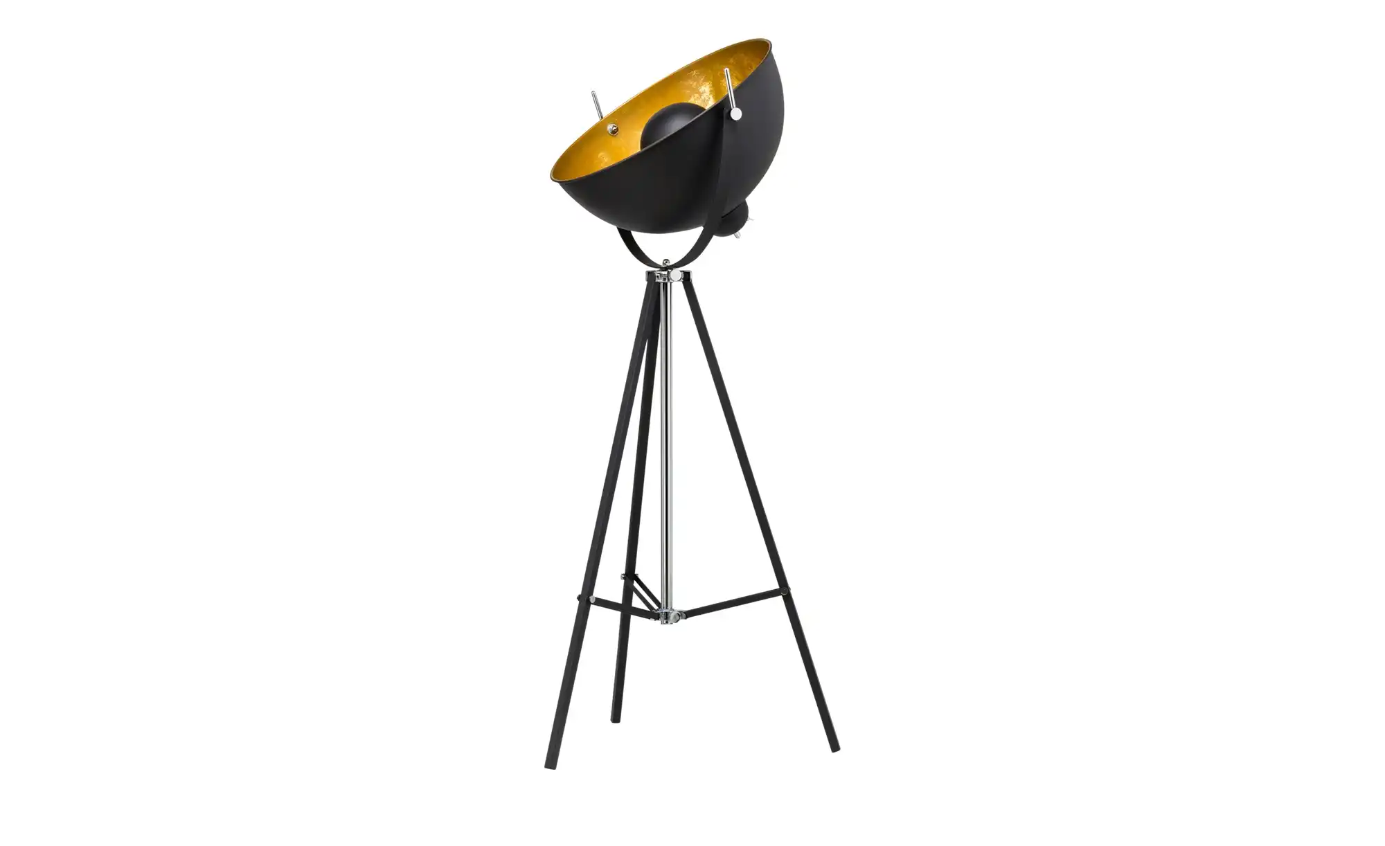 KHG Stehleuchte im Studiolampen-Design, schwarz