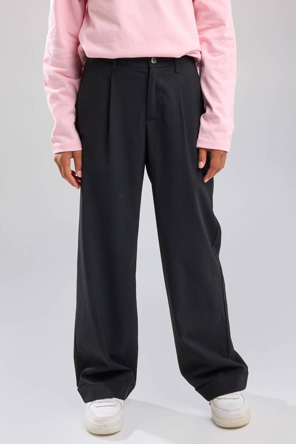America Today straight fit broek Palmer jr zwart
