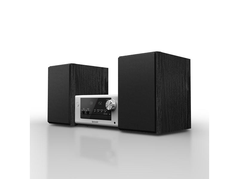 Panasonic Micro-HiFi Anlage PM704 Silber Hören Sie Musik so, wie Sie es möchten