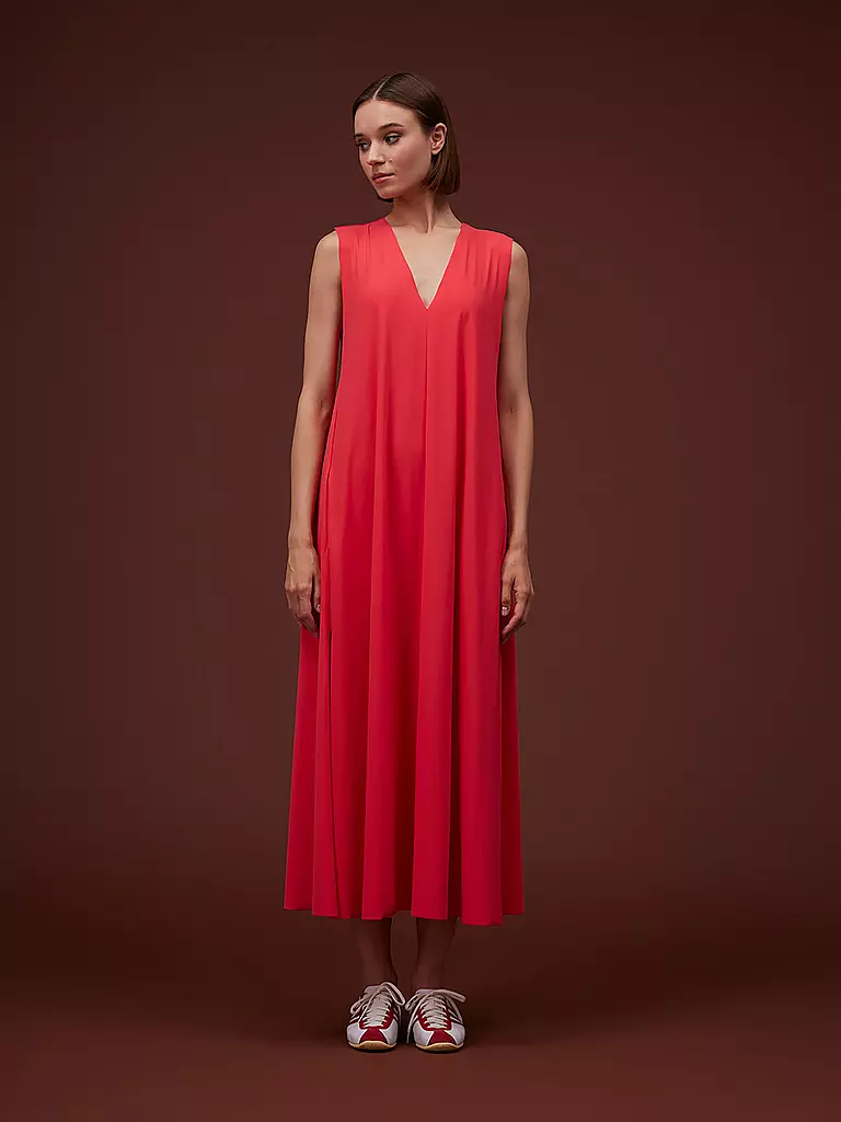 NINETO9 Midikleid rot