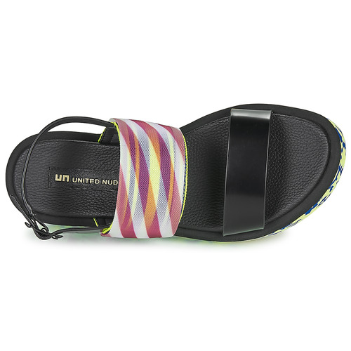 United nude - OP SANDAL LO - Noir / Jaune