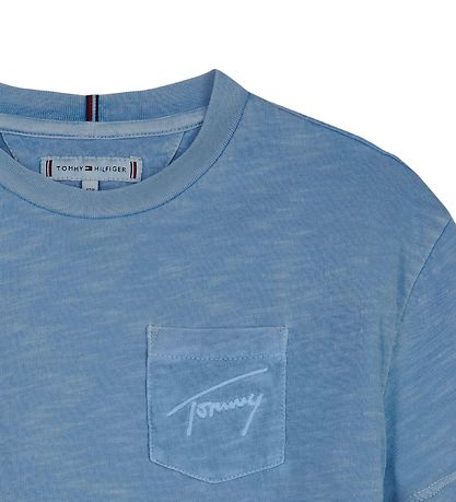 Tommy Hilfiger T-Shirt - Pocket - Blue Crush
