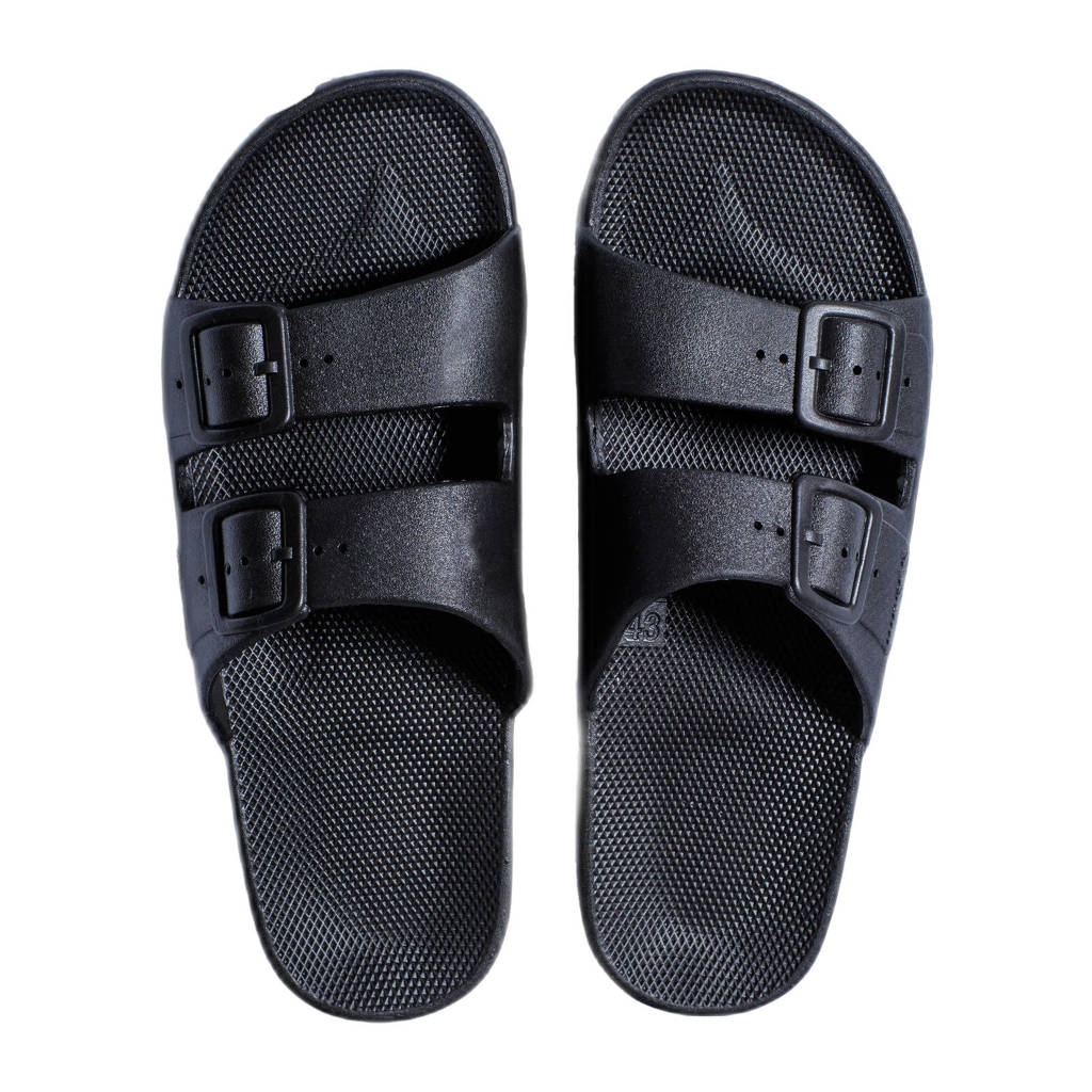 Freedom Moses slippers zwart