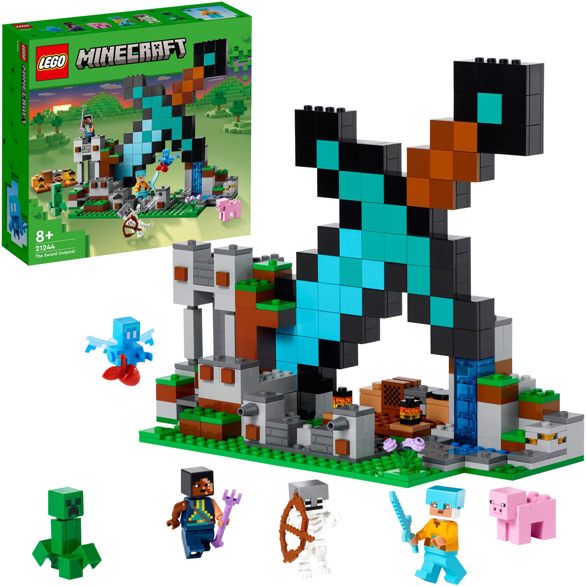 LEGO Konstruktionsspielzeug Minecraft Der Schwert-Außenposten