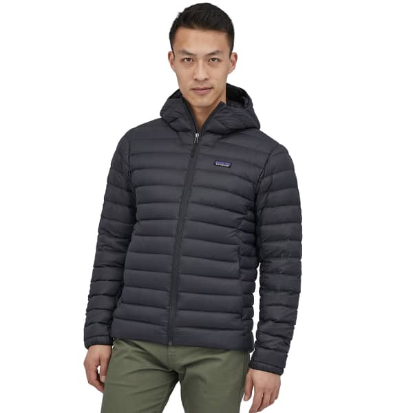 Doudoune randonnée PATAGONIA M'S DOWN SWEATER HOODY BLACK