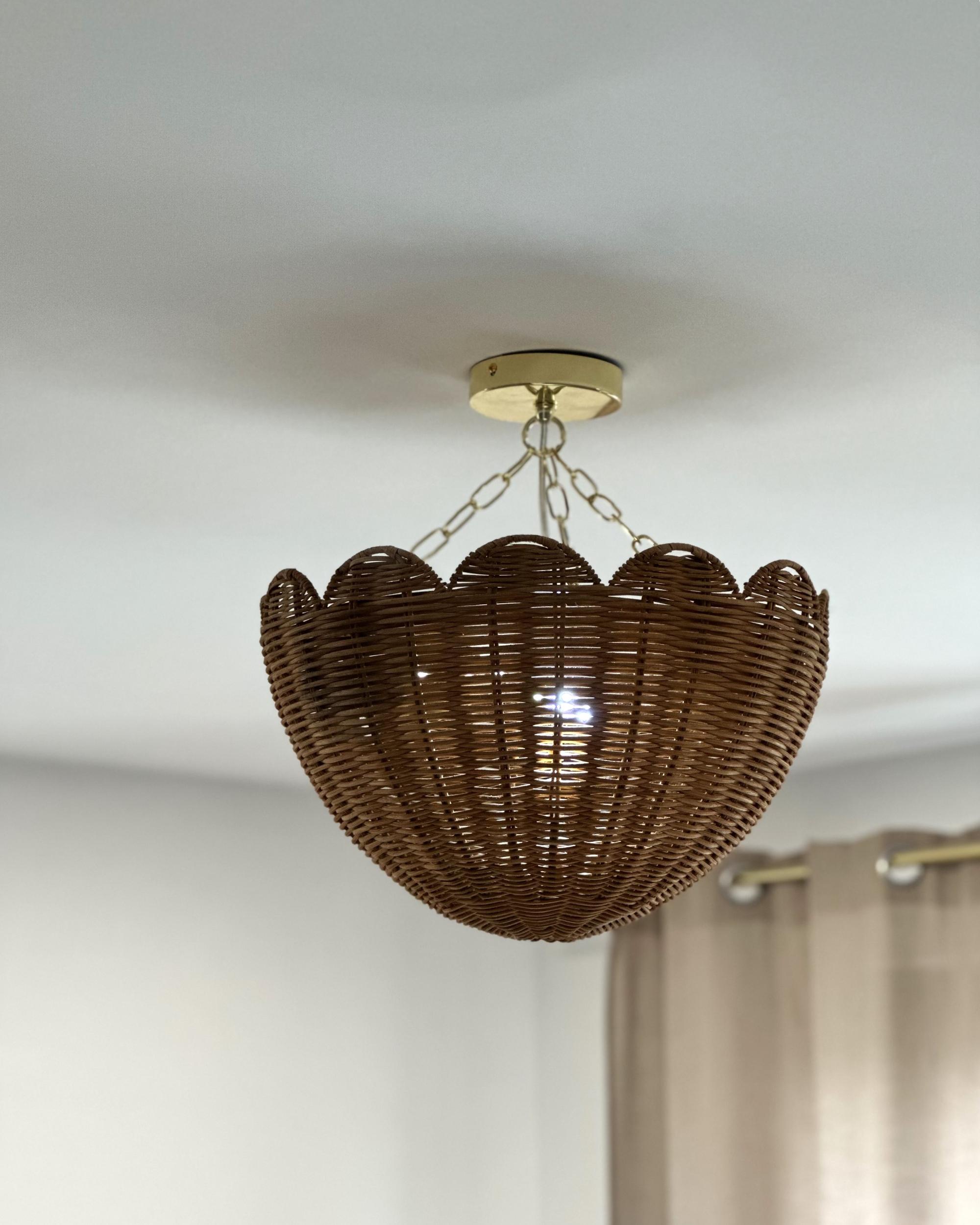 Hanglamp MANDEKAL Rotan Natuurlijk