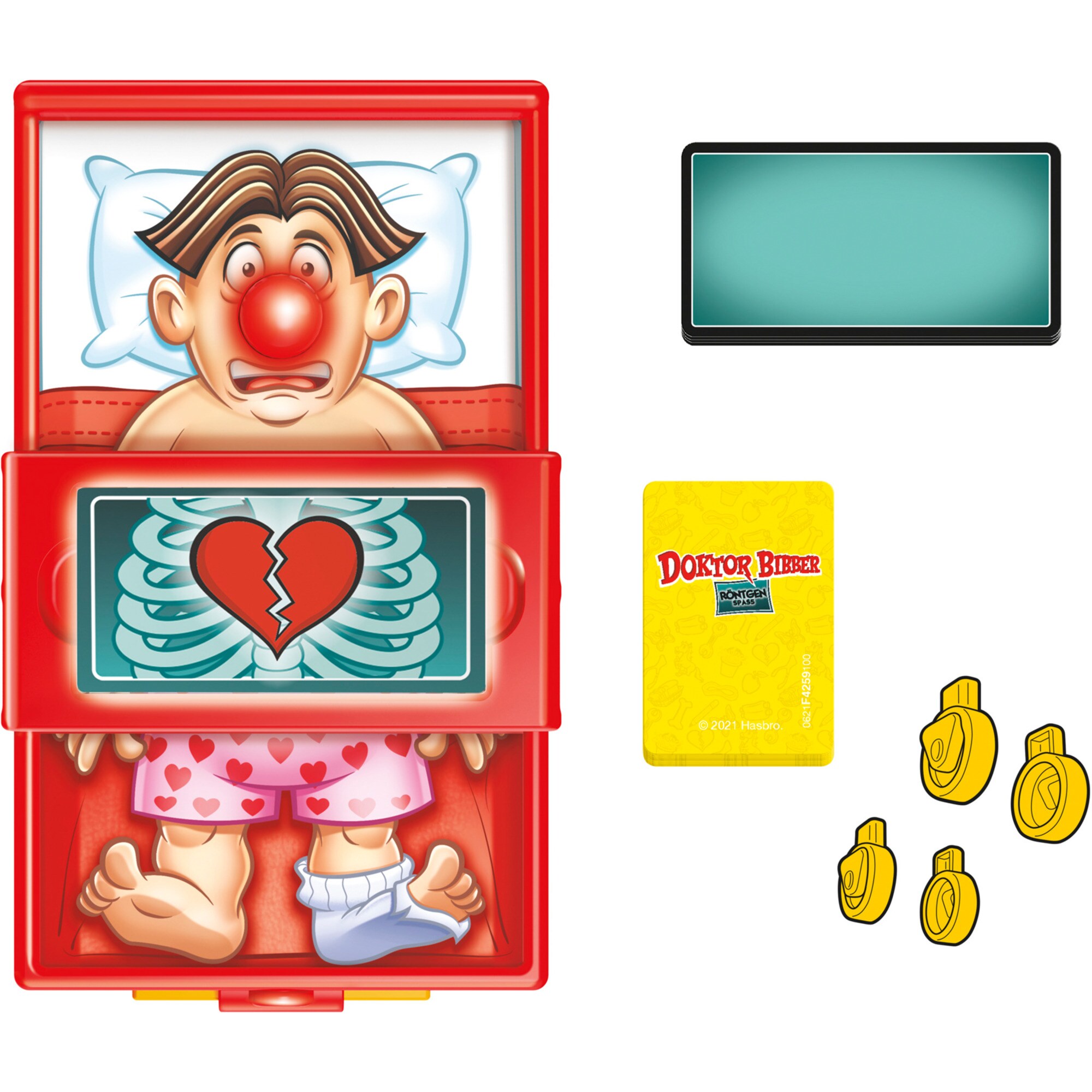 Hasbro Brettspiel Doktor Bibber Röntgen Spaß