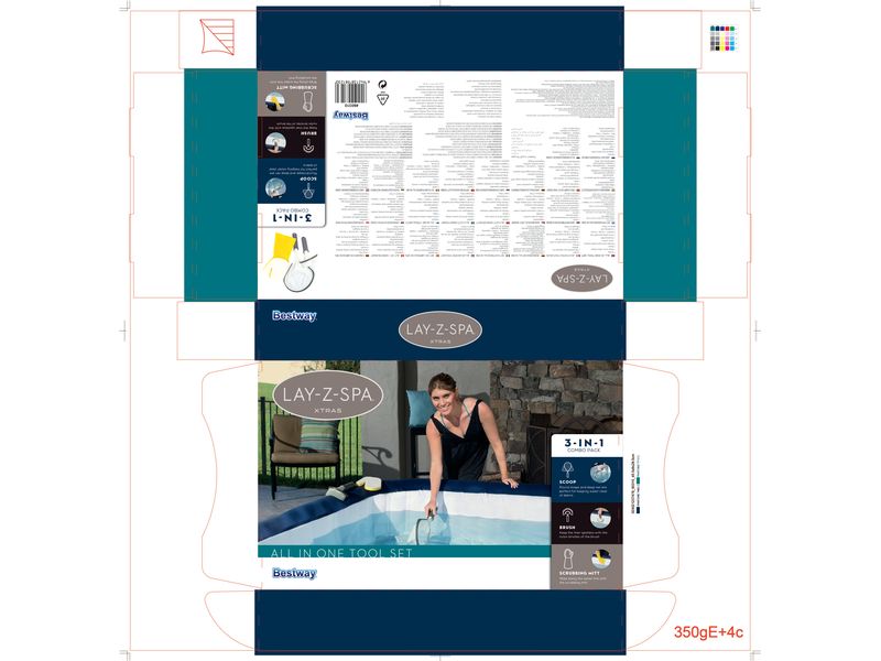 Bestway Whirlpool Reinigungsset Whirlpool All in One Reinigungs-Set