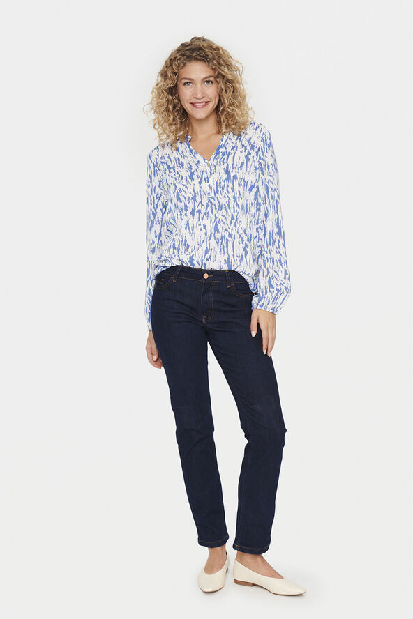Saint Tropez CarlaSZ Shirt Dutch blue batik