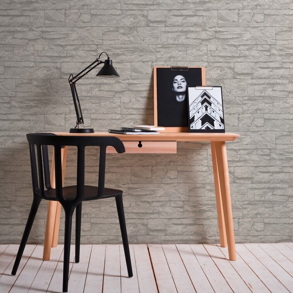 TAPET AS CREATION BEST OF WOOD&STONE 2 GRÅ