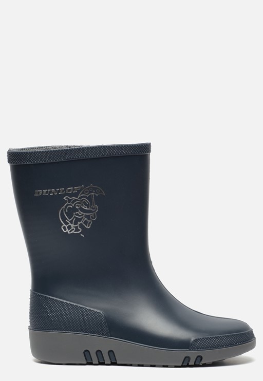 Dunlop Mini regenlaarzen blauw Pu
