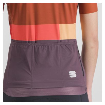 Maillot Manches Courtes Femme Sportful Snap Rouge