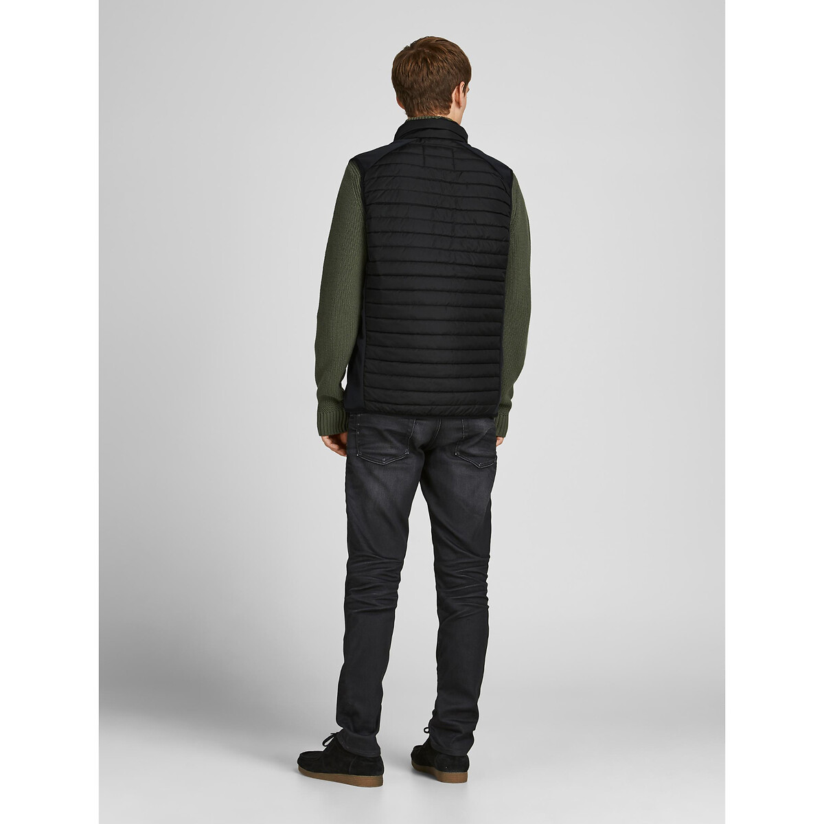 JACK & JONES<br>Jaqueta de plumas leve sem mangas Multicolorida