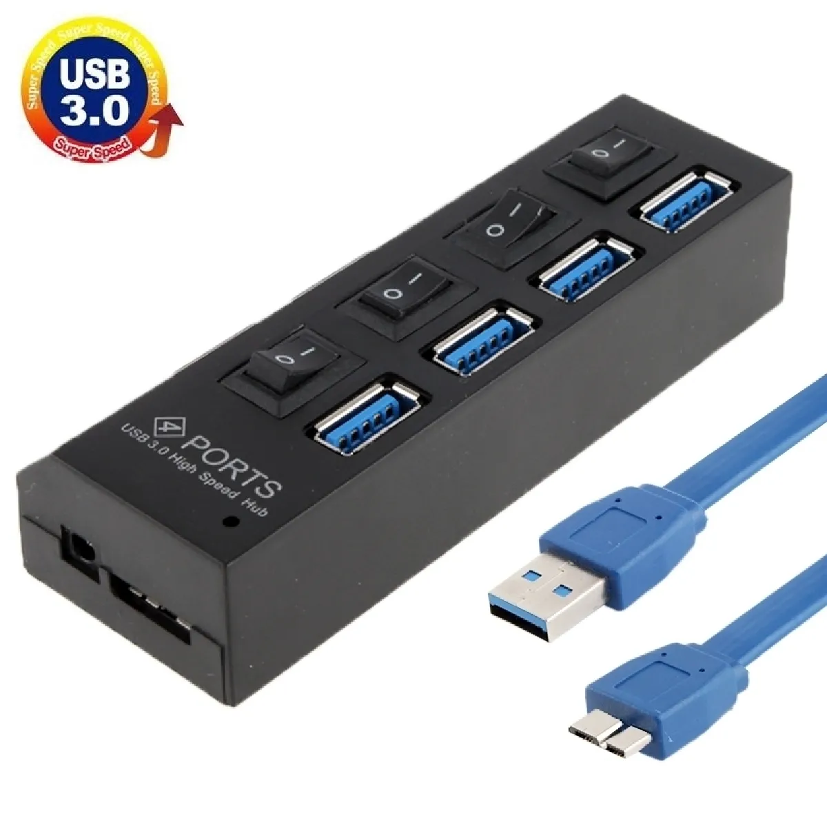 Wewoo Hub USB 3.0 Noir