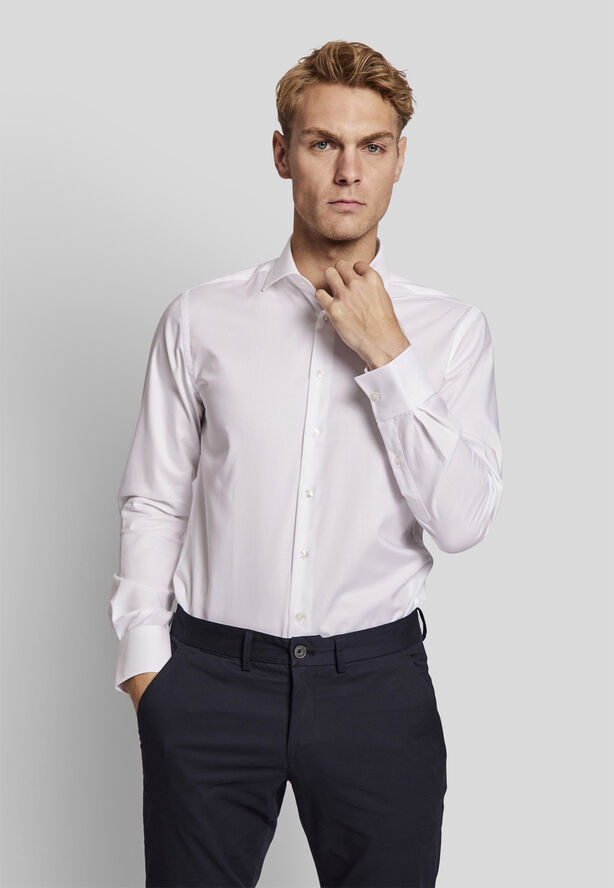 Bruun & Stengade BS Miles Slim Fit Shirt Hvid