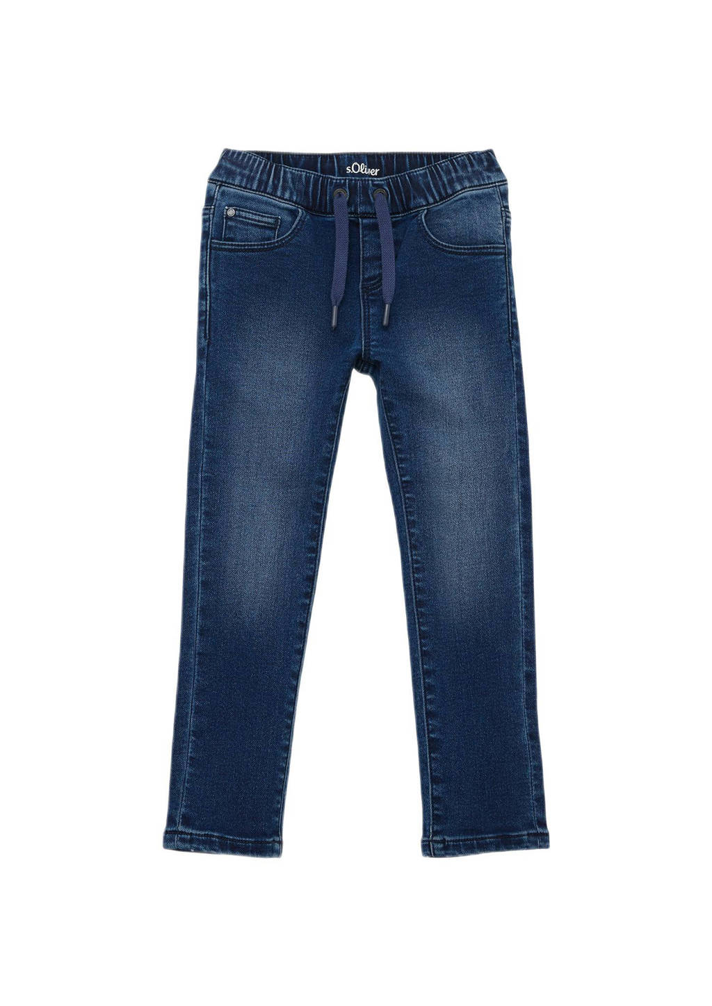 s.Oliver slim fit jeans donkerblauw