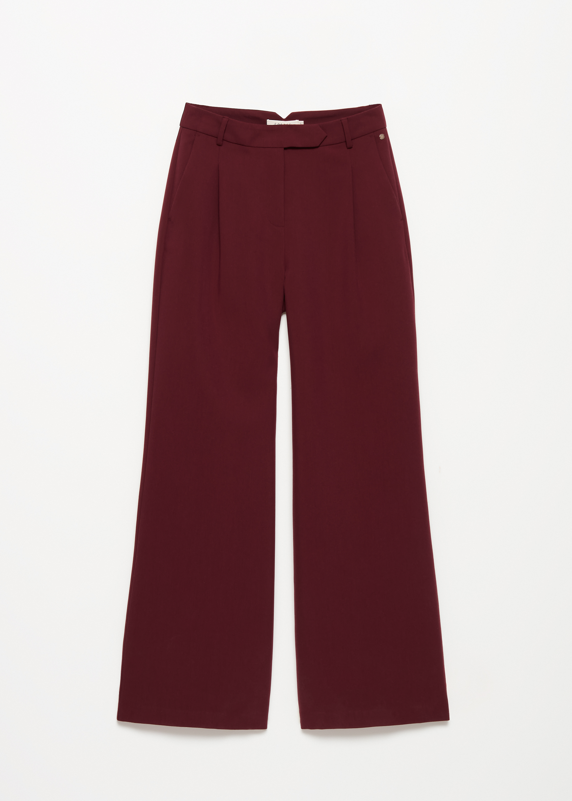 Pantalon met plooidetails