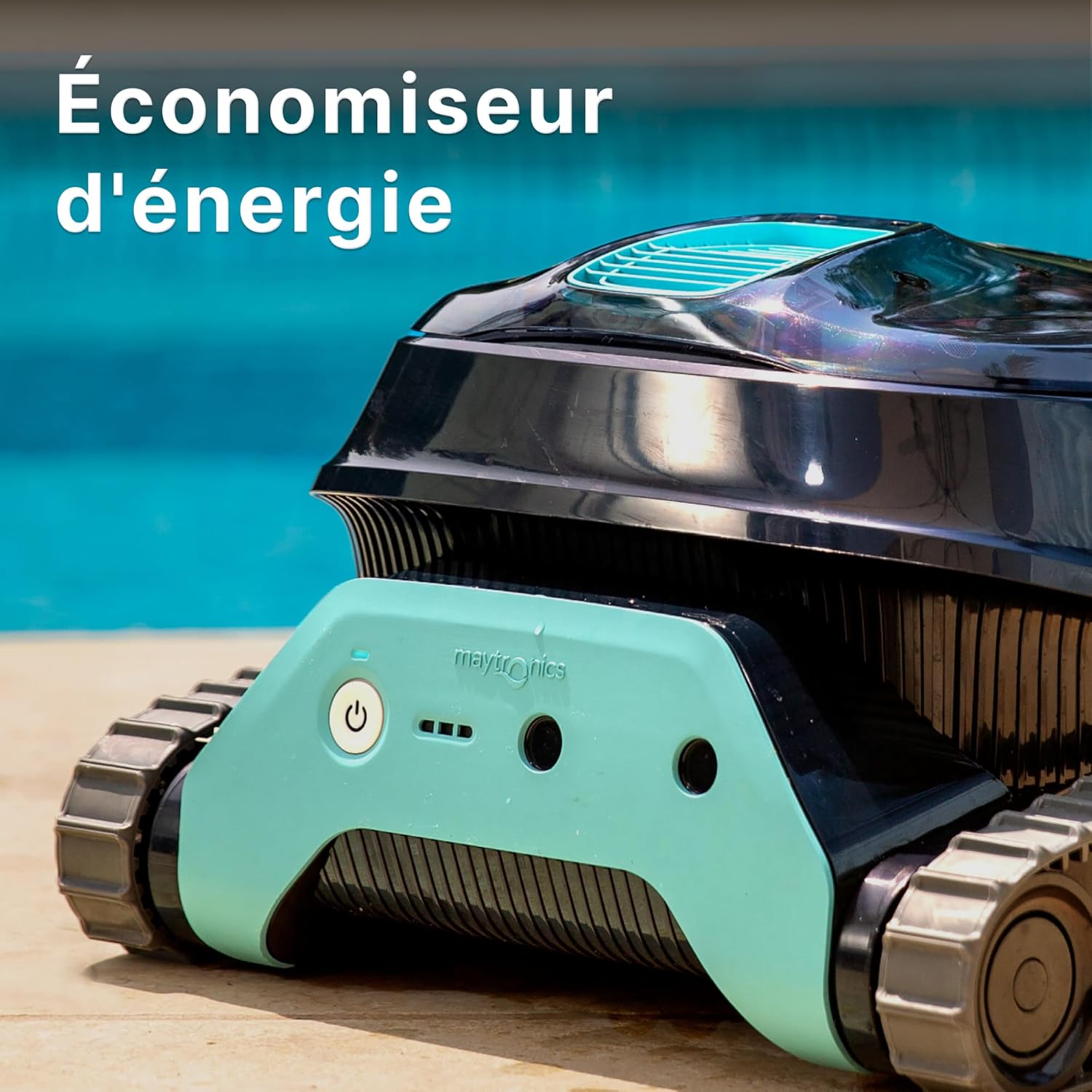 Dolphin Liberty 300 Robot Nettoyeur électrique sans Fil pour Piscine Hors-Sol Jusqu’à 10 m - Nettoyage des parois - Économie d'énergie