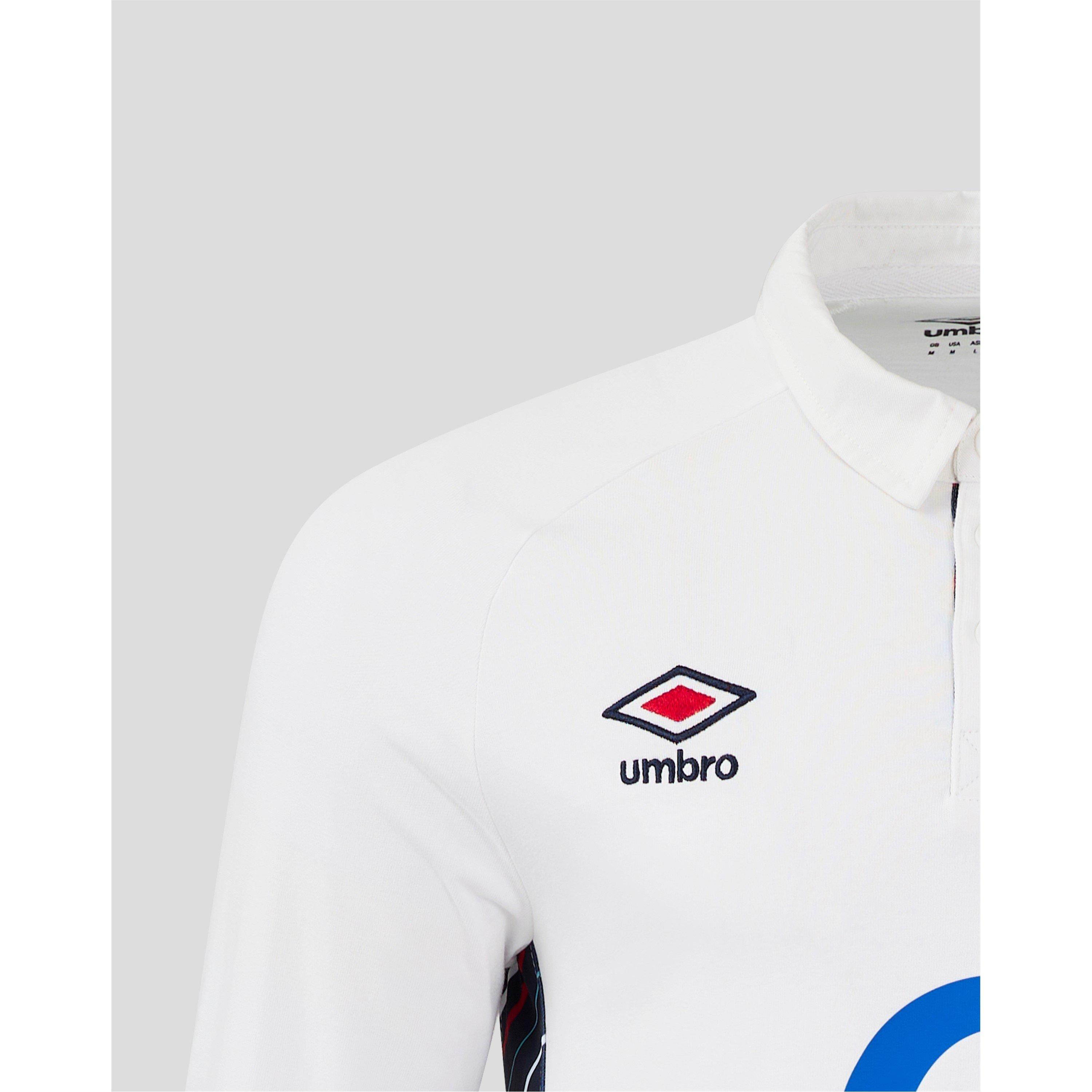 Umbro England Rugby Classic Home Long Sleeve Shirt 2024 2025 Juniors