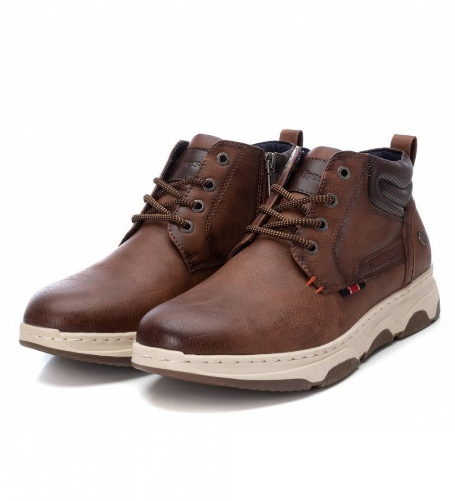 Botas casuais marrons de cano curto Refresh