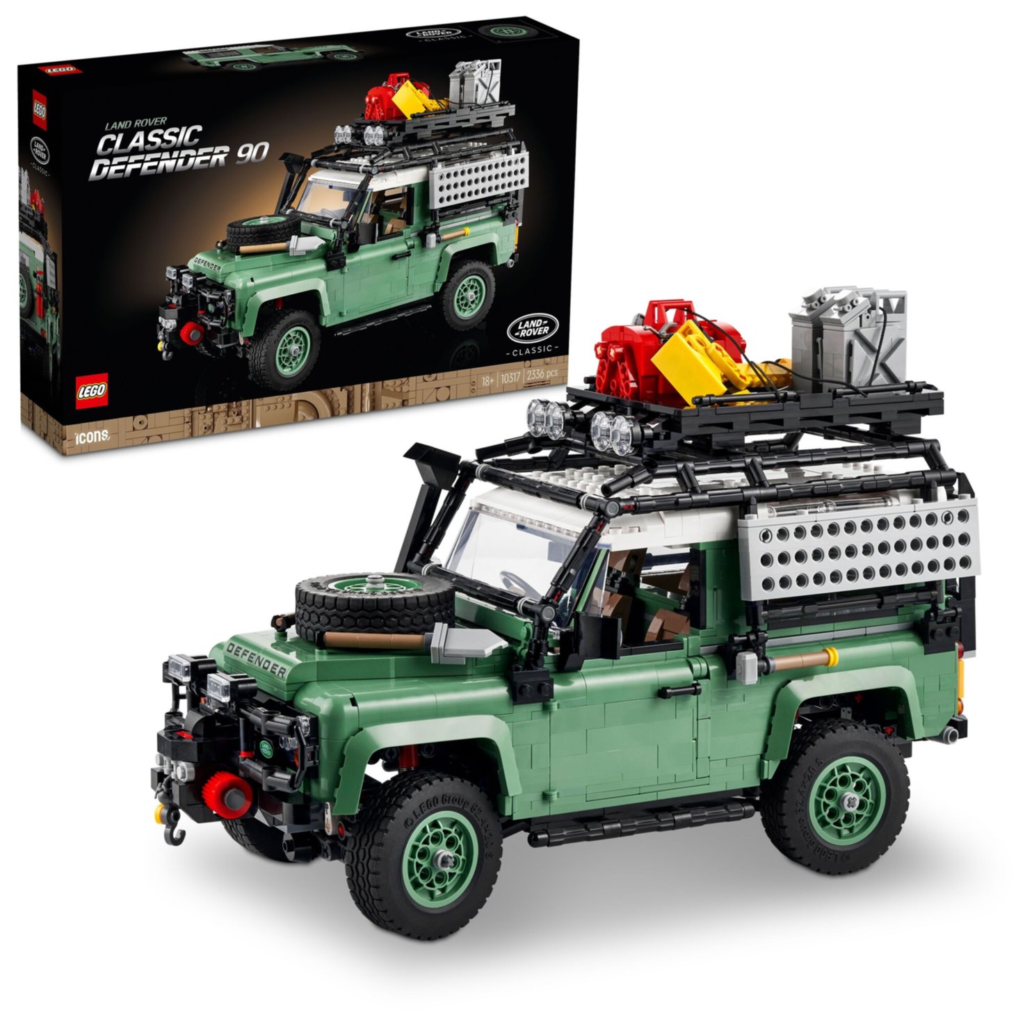 LEGO® Icons 10317 Klassischer Land Rover Defender 90 (LEGO® Rare Set)