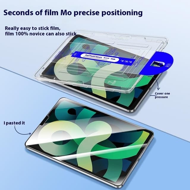 Til iPad Pro 13 (2024) Skærmbeskytter Hærdet Glas med applikator