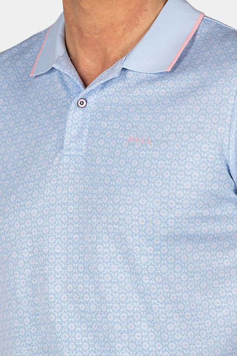 NZA blauwe heren polo