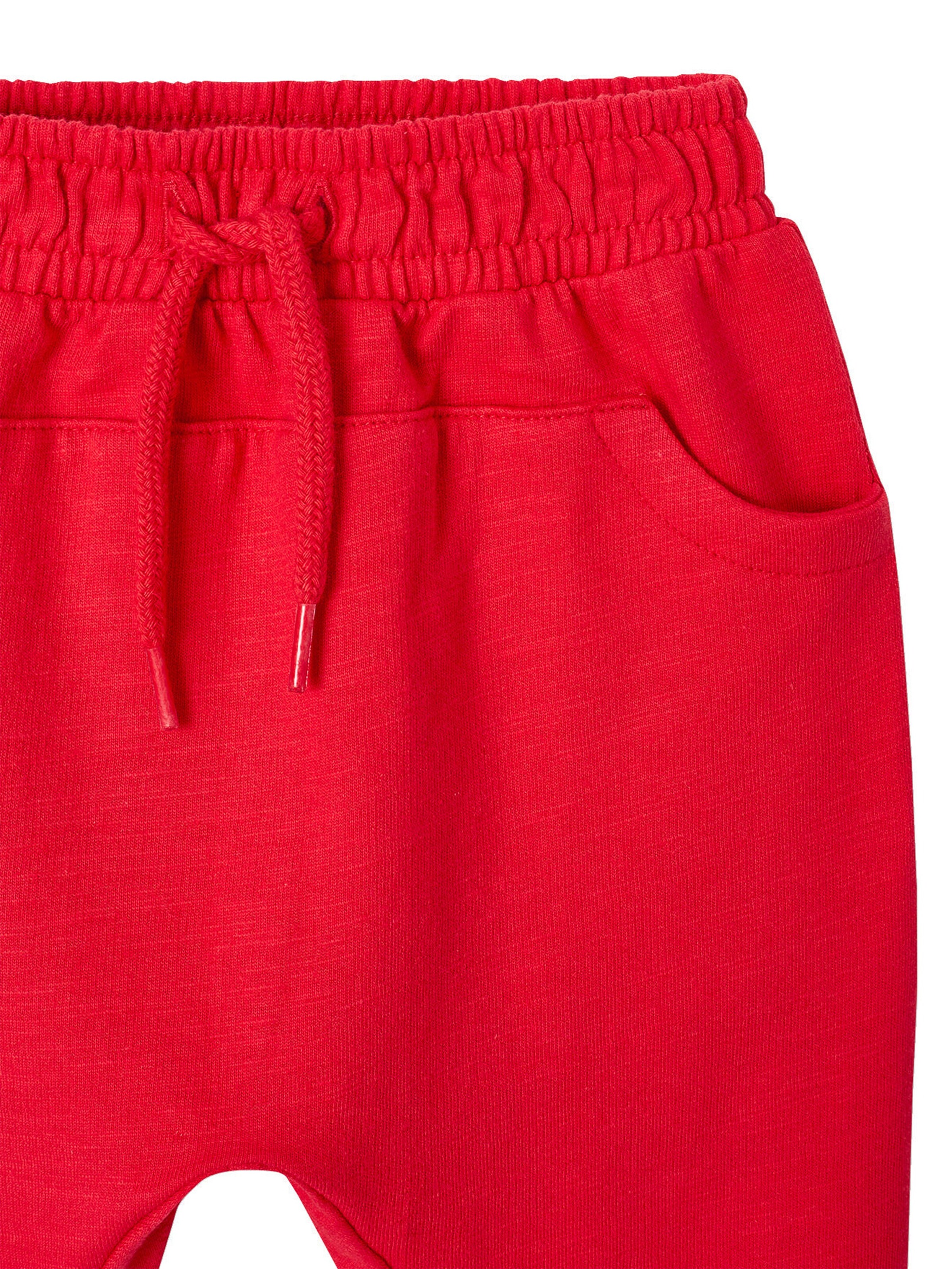 Vertbaudet Sweathose für Jungen Baby BASIC rot