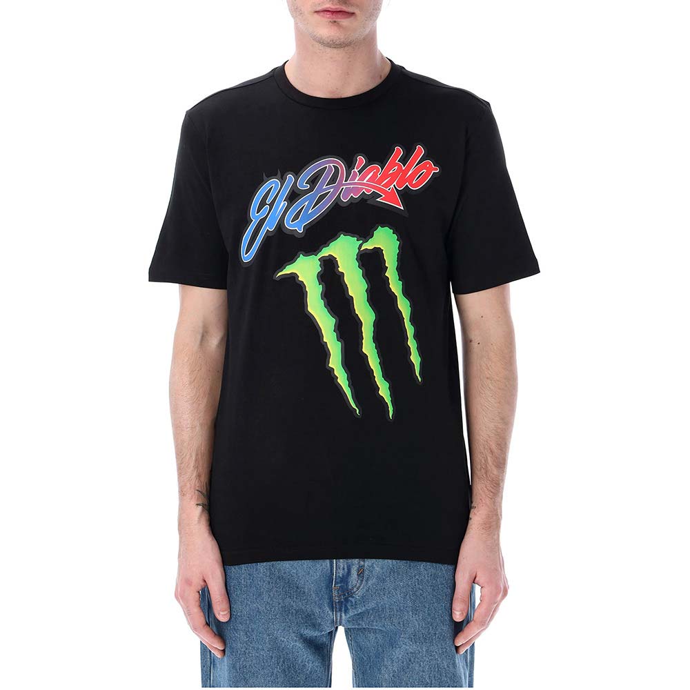 Fabio Quartararo - T-shirt Dual FQ20 Monster N°1 Noir / Vert
